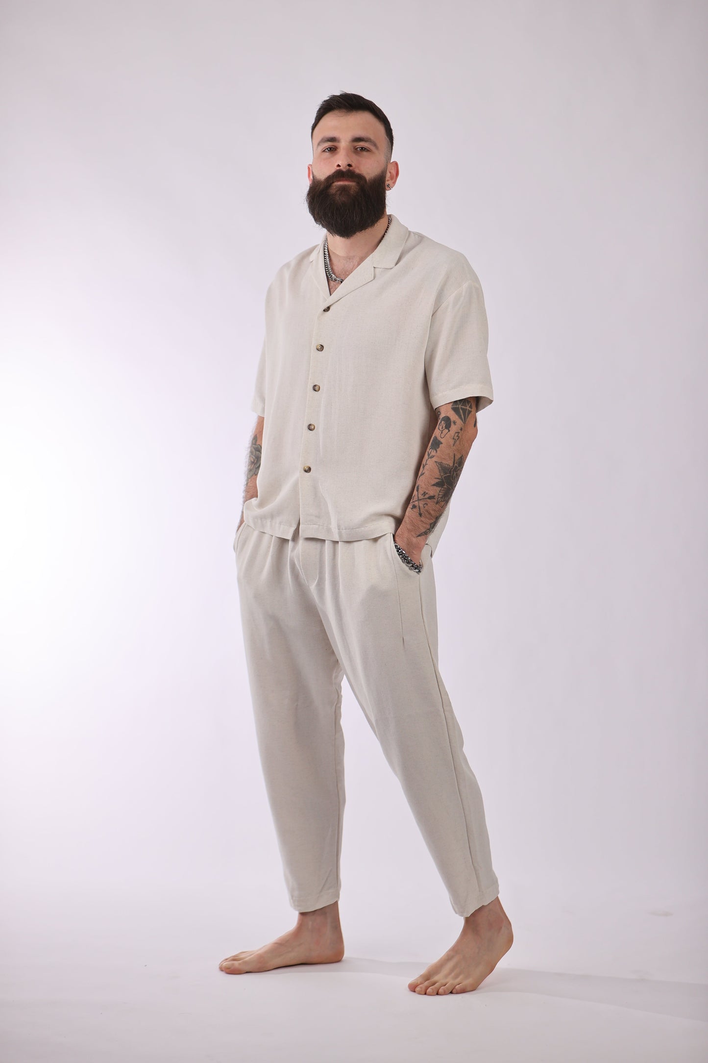 Marrakech pant in a soft and lightweight fabric blend, offering luxurious comfort.