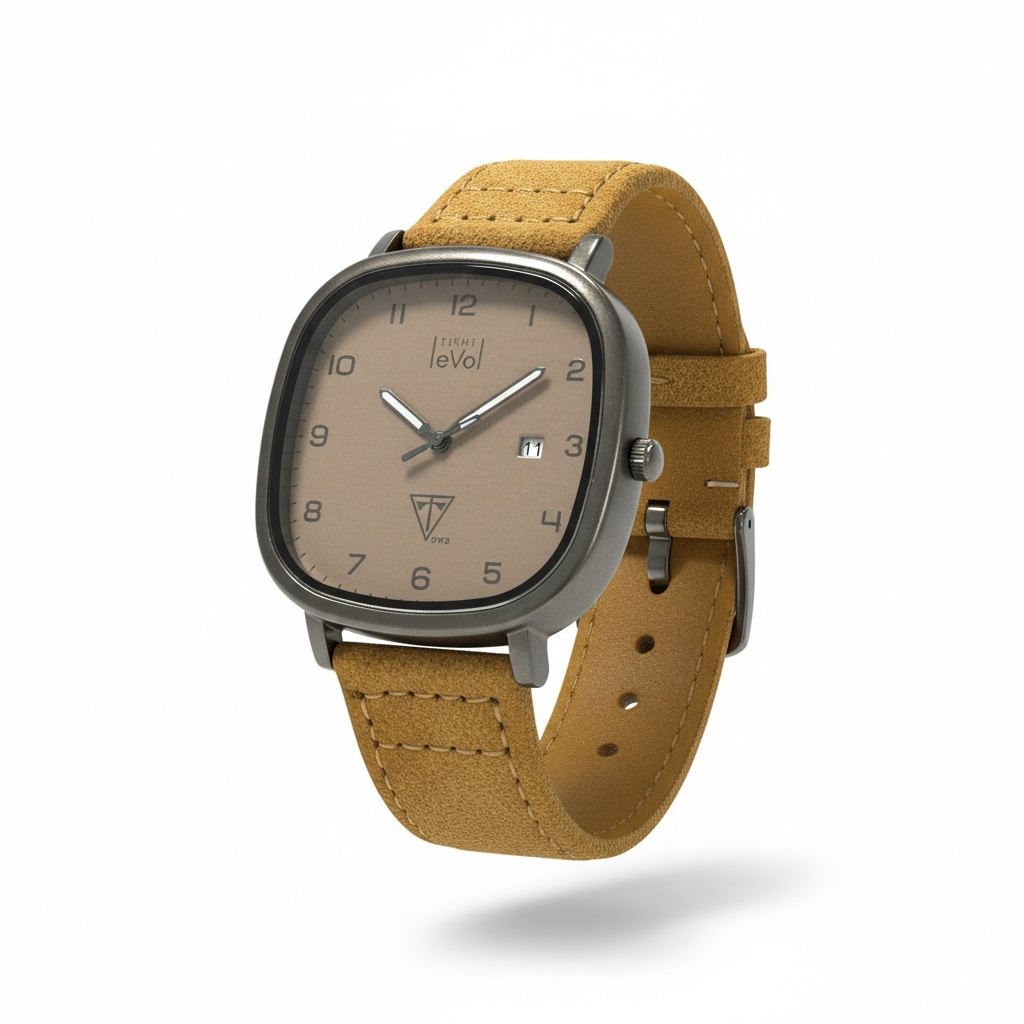 T1 - Leather Square Watch