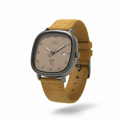 T1 - Leather Square Watch